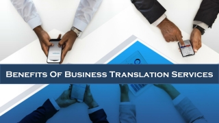 Benefits Of Business Translation Services