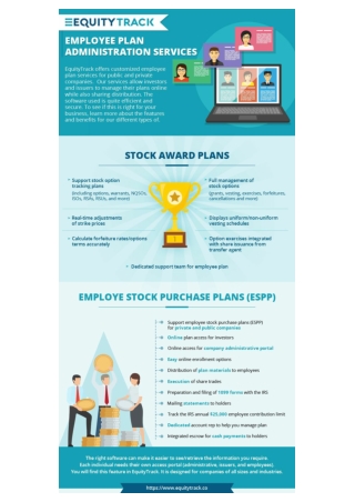 EquityTrack Offers Customized Employee Plan Services For Public & Private Companies