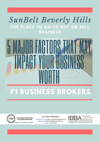 5 Major Factors That May Impact Your Business Worth