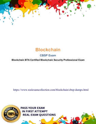 Real Blockchain CBSP Exam Dumps