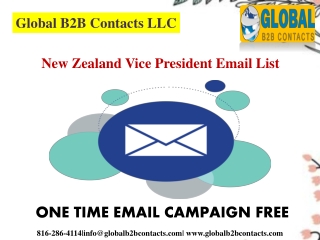 New Zealand Vice President Email List