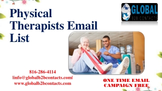 Physical Therapists Email List