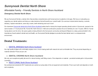 Affordable Family Friendly Dentists in North Shore Auckland