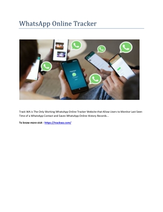 WhatsApp Online Tracker