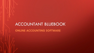 Accountant BlueBook Online for Businesses - Online Accounting Software