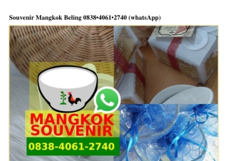 Souvenir Mangkok Beling 0838•4061•2740[wa]