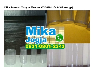 Mika Souvenir Banyak Ukuran 0831.0801.2343[wa]