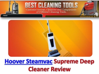 Hoover Steamvac