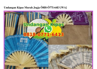 Undangan Kipas Murah Jogja Ô818•Ô771•6413[wa]