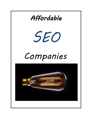 Affordable Search Engine Optimisation Companies in the UK