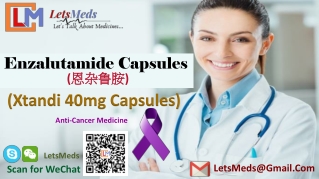 Buy Xtandi 40mg Capsules Price in India | Enzalutamide 40mg Price in China | Xtandi 40mg Capsules wholesaler