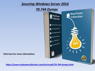2020 Latest Microsoft 70-744 Exam Questions