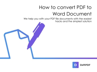 How to Convert PDF to Word