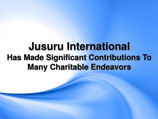 Jusuru International