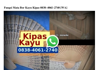 Fungsi Mata Bor Kayu Kipas O838.4O61.274O[wa]