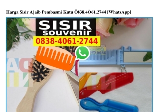 Harga Sisir Ajaib Pembasmi Kutu Ö838.4Ö61.2744[wa]