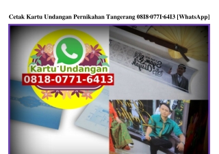 Cetak Kartu Undangan Pernikahan Tangerang 0818.0771.6413[wa]