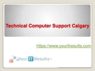 Technical Computer Support Calgary