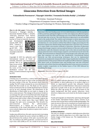 Glaucoma Detection from Retinal Images