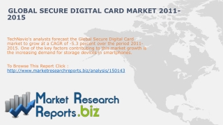 Global Secure Digital Card Market 2011-2015:MRRbiz