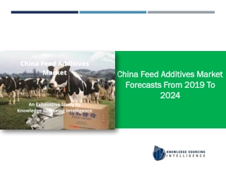 An Extensive Study on China Feed Additives Market