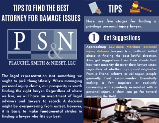 Tips to Find the Best Attorney for Damage Issues