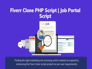 Freelance Marketplace Script | Job Portal Script
