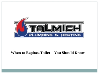 When to Replace Toilet – You Should Know