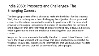 Events at Brainware University: Prospects and Challenges-The Emerging Careers