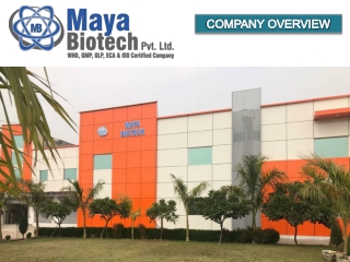 Maya Biotech Online Presentations Channel