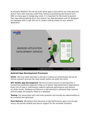 android app development in hyderabad