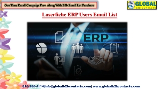 Laserfiche ERP Users Email List