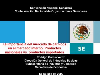 Convención Nacional Ganadera Confederación Nacional de Organizaciones Ganaderas