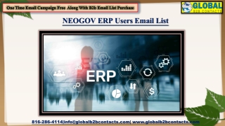 NEOGOV ERP Users Email List