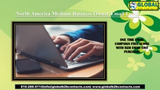 North America Medium Business Owner Email Leads