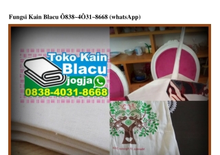 Fungsi Kain Blacu Ö838·4Ö31·8668[wa]