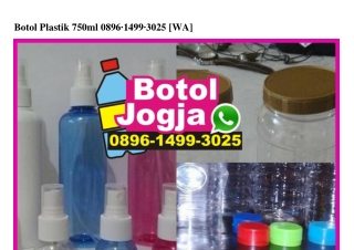 Botol Plastik 750ml 0896I4993025[wa]