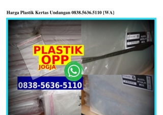 Harga Plastik Kertas Undangan 0838–5636–5110[wa]