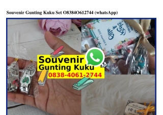 Souvenir Gunting Kuku Set 0838–4061–2744[wa]