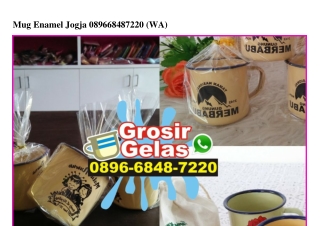 Mug Enamel Jogja Ö896-6848-722Ö[wa]