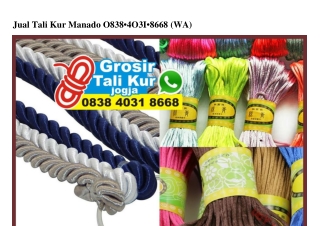 Jual Tali Kur Manado O838–4O3I–8668[wa]