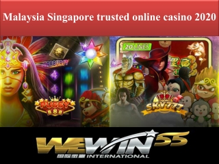 Malaysia Singapore trusted online casino 2020