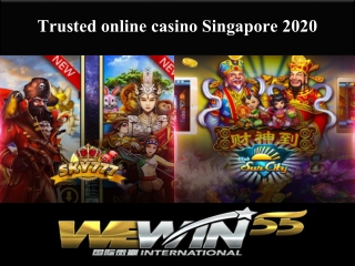 trusted online casino Singapore 2020