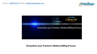 Streamline your Practice’s Medical Billing Process