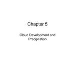 Cloud Development and Precipitation