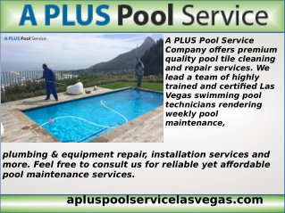 Best Pool Tile Cleaning Las Vegas