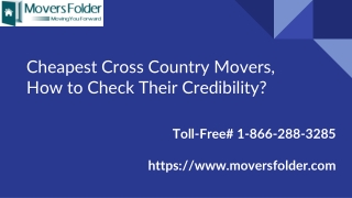 Cheapest Cross Country Movers – How to Check Their Credibility