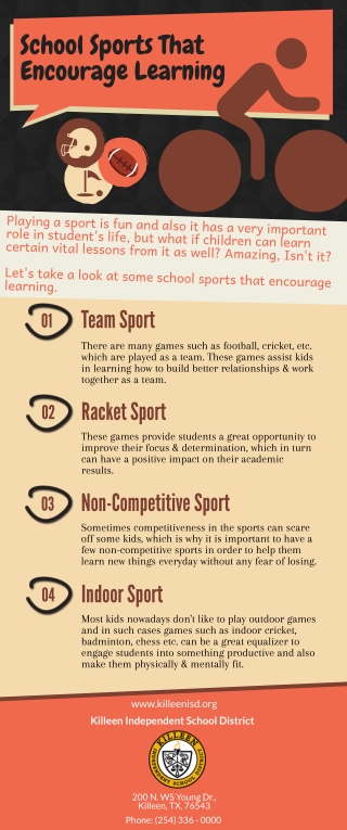 School Sports That Encourage Learning