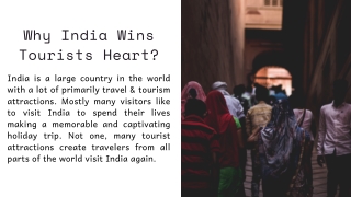 Why India Wins Tourists Heart? 6 Top Reasons