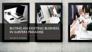 Factors to Consider When Buying an Existing Business in Surfers Paradise